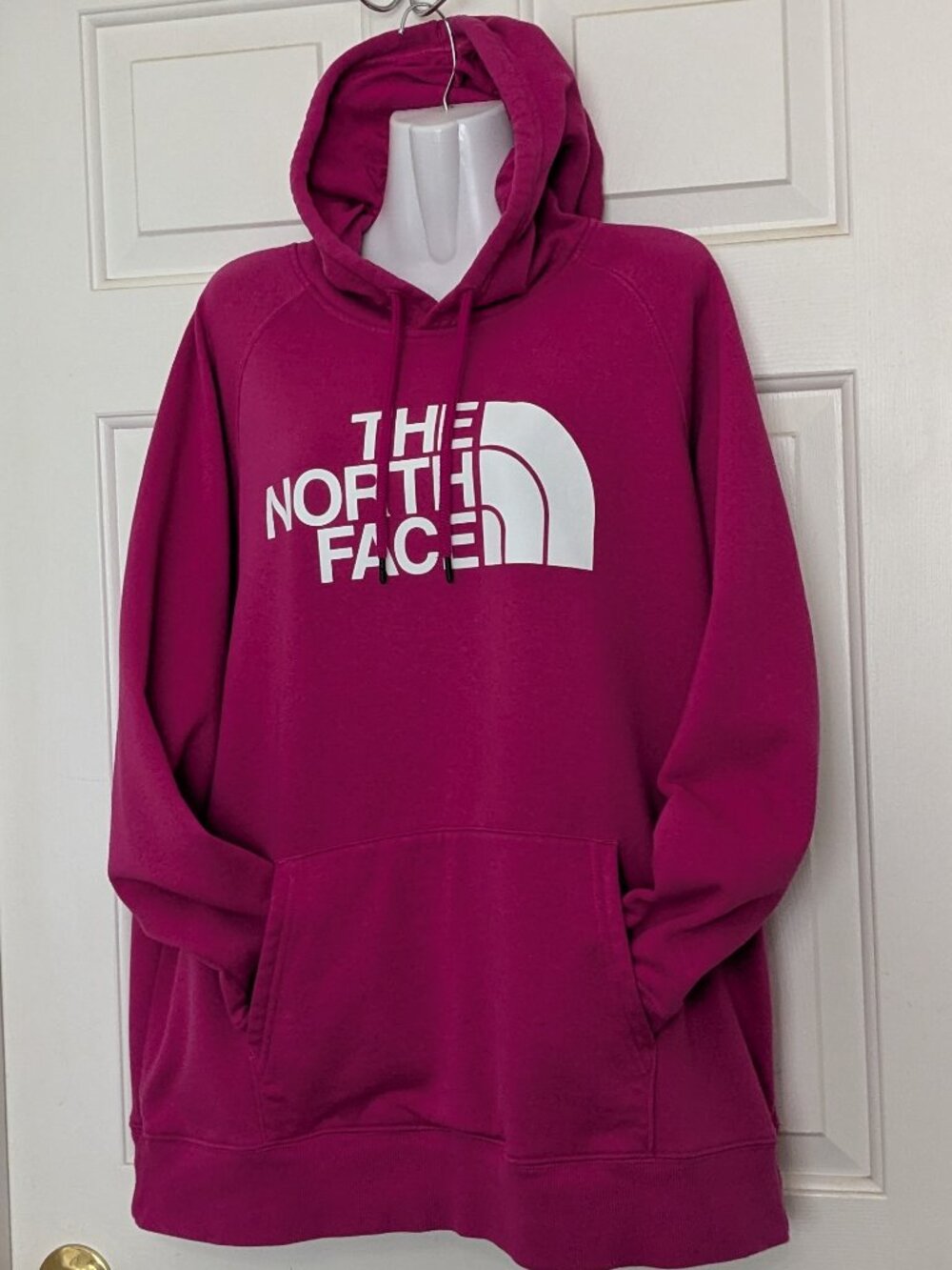 The North Face Women's Half Dome Logo Pink Fuschia Hoodie Size XXL - Picture 2 of 9
